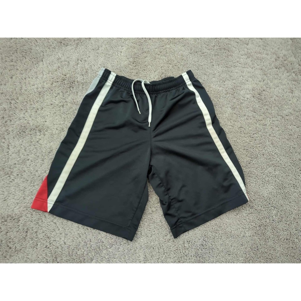 Nike‎ Shorts Youth Boys M Black Side Stripes Drawstring Basketball Athletic